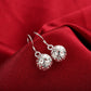 Boucles d'oreilles minimalistes Coeurs ajourés, bijou en plaqué argent