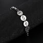 Bracelet lettres love, bijou en acier inoxydable argenté