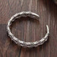 Bracelet bangle Cordes, bijou pour hommes, en plaqué argent