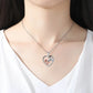 Collier Cheval et cavalière, bijou en alliage plaqué or 585 (14 ct) et plaqué argent 925
