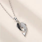 Collier Dauphins, bijou en alliage plaqué argent 925 et zircons naturels