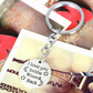Porte-clés message d'amour "love", accessoire en acier inoxydable argenté