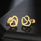 boucles d'oreilles coeurs
